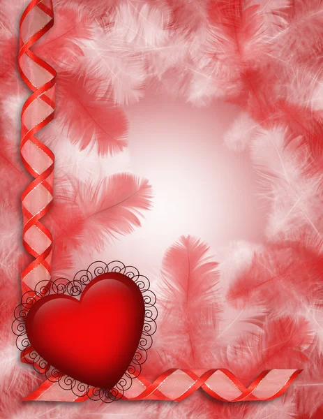 San Valentín fondo corazón — Foto de Stock