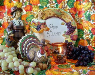 Thanksgiving still life clipart