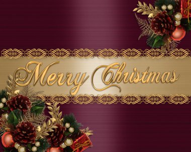 Christmas Background elegant satin clipart