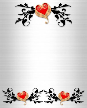 Wedding Invitation Elegant Borders clipart