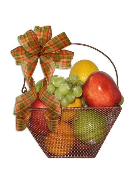 Fruit basket for fall — Stock Photo, Image