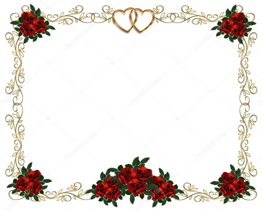 red wedding border