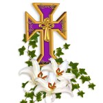 Easter Border Christian cross Stock Photo by ©Irisangel 2158673