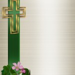 Easter Border Christian cross Stock Photo by ©Irisangel 2158673