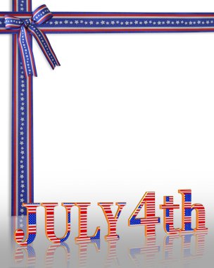 July 4Th background border clipart