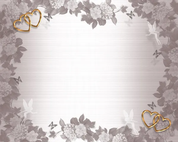 Wedding Invitation Background Fairies — Stock Photo, Image