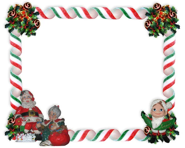 Christmas Photo Frame Border — Stock Photo, Image