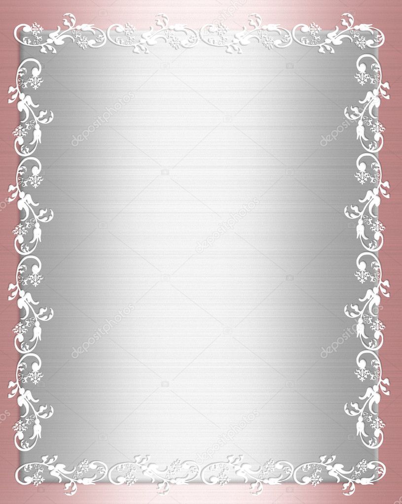 silver wedding border