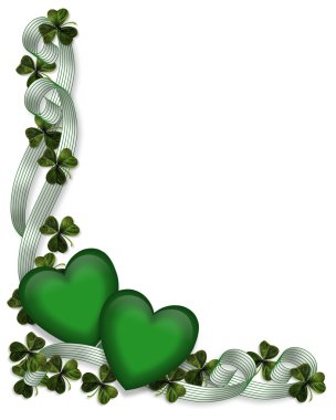 St Patrick's Day Border Background clipart