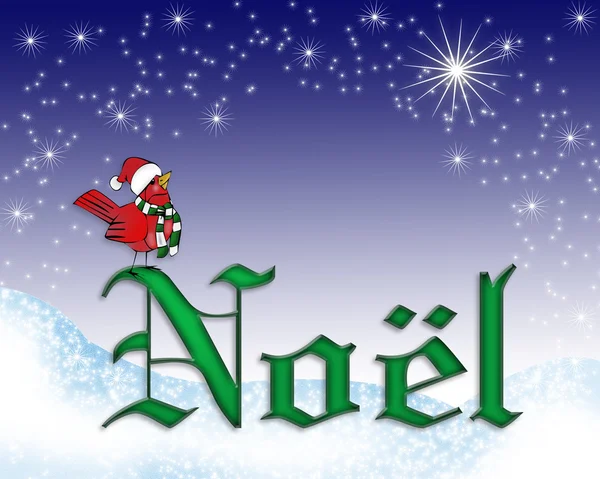 ノエル クリスマス カードの背景 — ストック写真