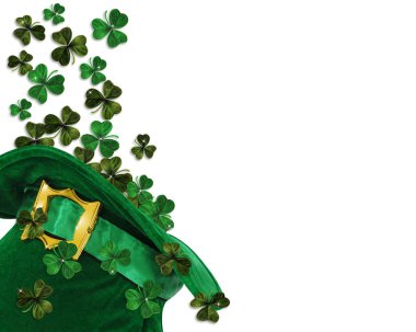 St Patricks Day shamrocks clipart