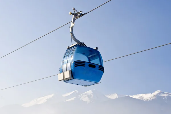 Kabin ski lift. — Stok Foto