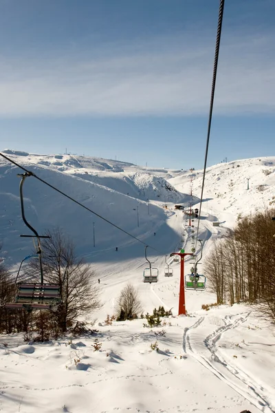 Ski centrum mavrovo, macedonia — Zdjęcie stockowe