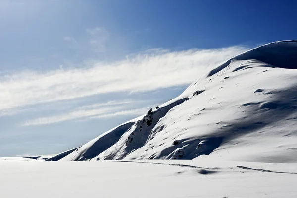 Krajobraz z mavrovo centrum narciarskie — Zdjęcie stockowe