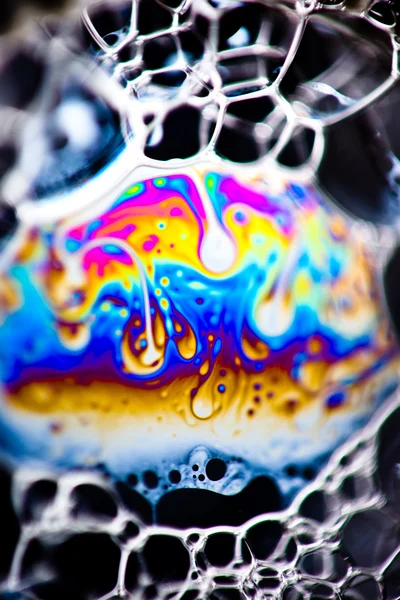 抽象的肥皂泡沫 — 图库照片
