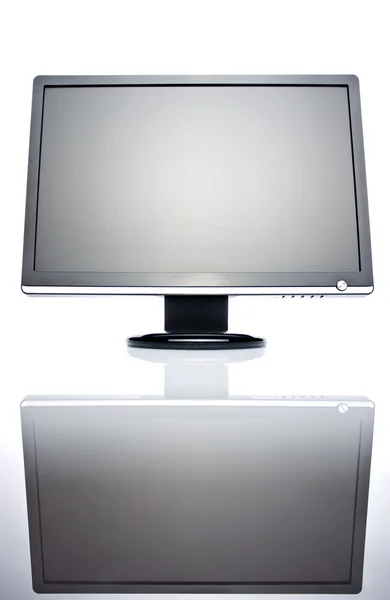 Monitor LCD largo — Fotografia de Stock