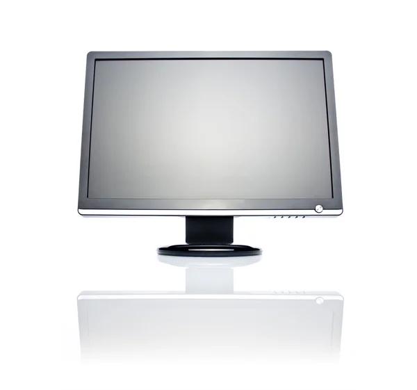 Широкий LCD монитор — стоковое фото
