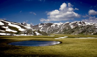 Glacial lake in Macedonia clipart