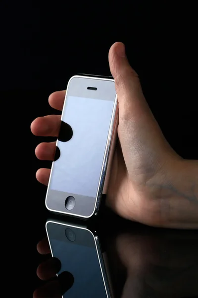 Telefono cellulare a mano — Foto Stock