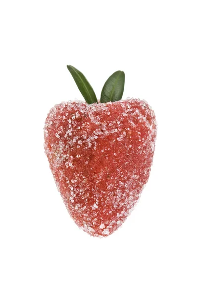 Strawberry-like cookie — Stock Photo, Image