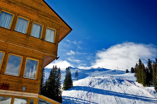 Jahorina ski center, bosnien Stockbild