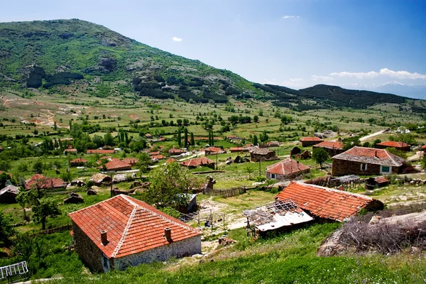 Oude dorp in macedona — Stockfoto