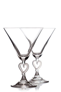 Martini glasses clipart