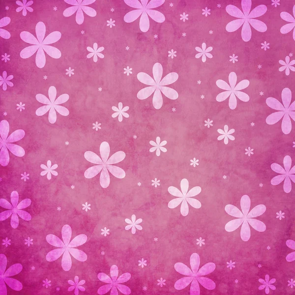 Гранжевий рожевий квітковий фон — стокове фото