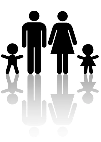 Aile sembolü — Stok fotoğraf