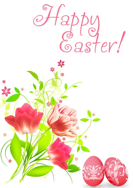 Glad påsk illustration — Stockfoto