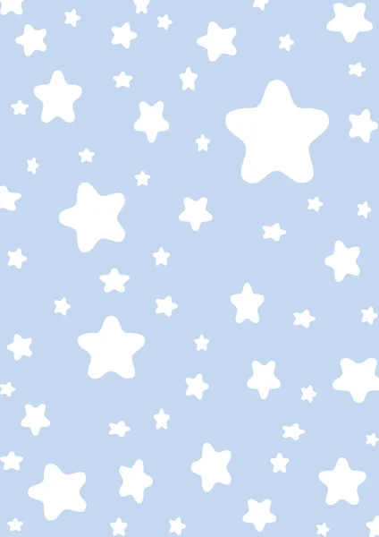 Estrellas sobre fondo azul —  Fotos de Stock