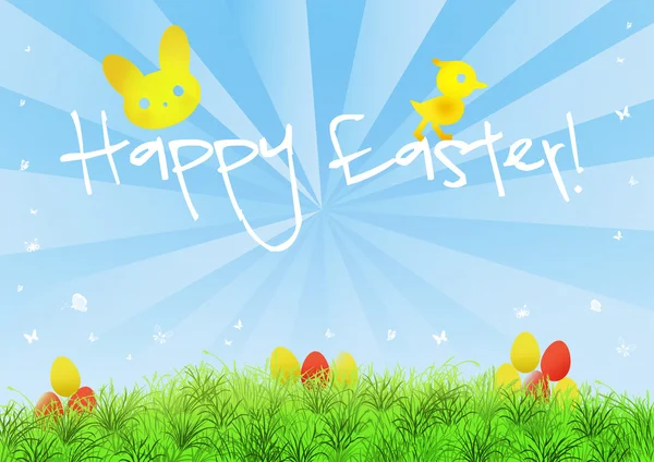 Boldog húsvéti illusztráció — Stock Fotó