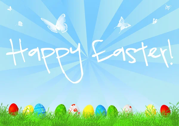 Happy Easter illustration (nature) — Stock Photo, Image