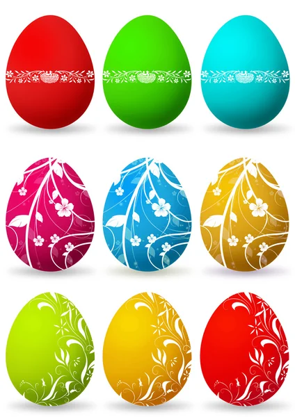 Easter Background with reflection — Stock Photo, Image
