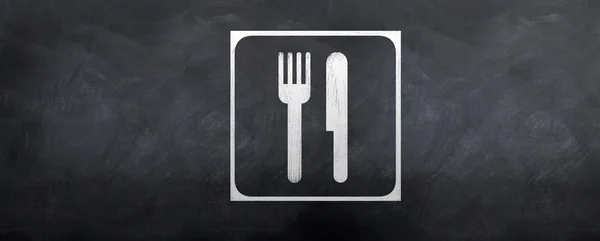 stock image Kinfe & Fork Symbol