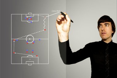 Futbol football manager - geniş saldırı