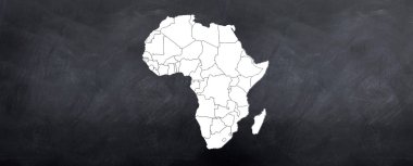 African World Map clipart