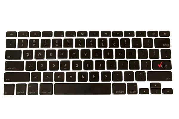 Voto teclado — Foto de Stock