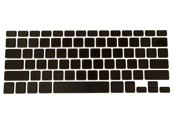 Llaves de computadora vacías desde el teclado — Foto de Stock