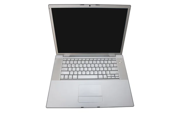 白色的现代笔记本电脑 — 图库照片