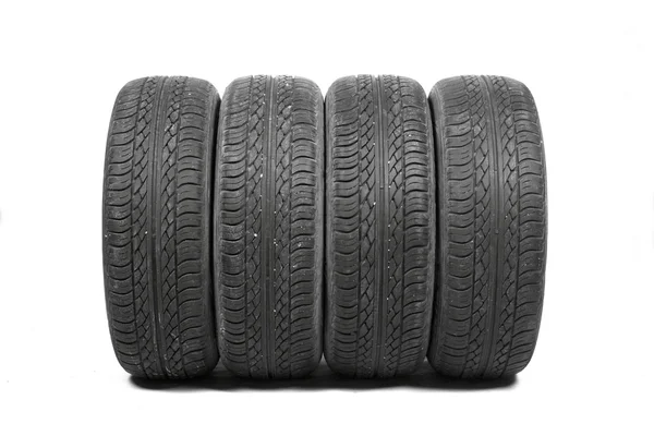Worn old tyre — Stock Photo, Image