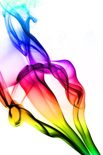 Анотація кольоровим димом — стокове фото