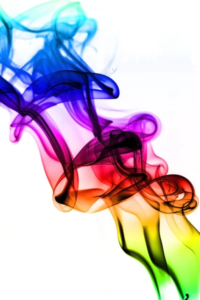 Abstrakt färgad rök — Stockfoto