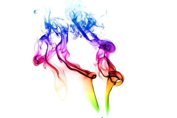 抽象彩色的烟雾 — 图库照片
