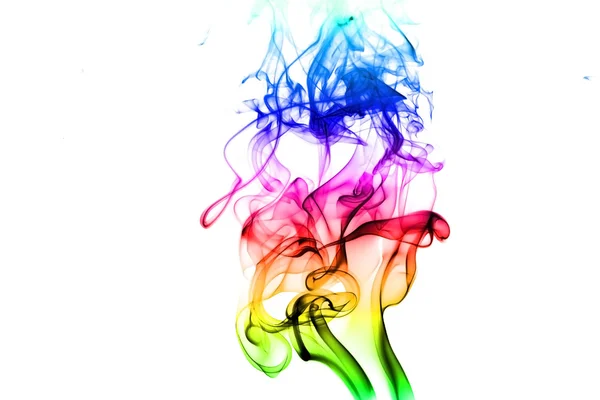 Abstrakt gefärbter Rauch — Stockfoto