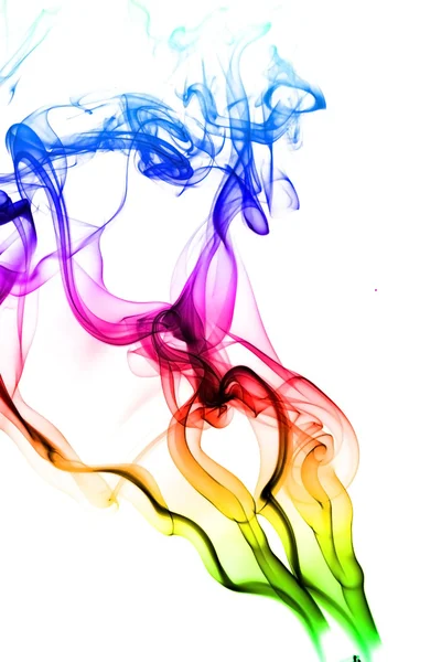 Fumée colorée abstraite — Photo