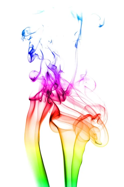 Анотація кольоровим димом — стокове фото
