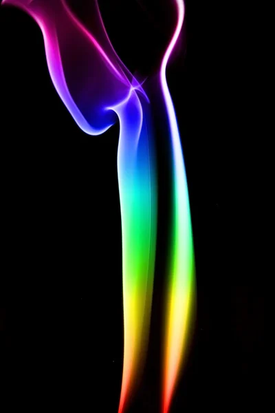 Абстрактный цветной дым — стоковое фото