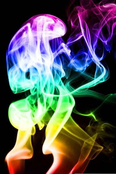 추상 색깔된 연기 — 스톡 사진