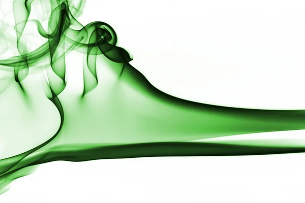 Zielony dym — Zdjęcie stockowe